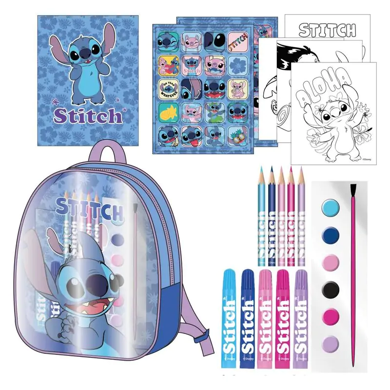 Disney Stitch Rucksack und Schreibwaren Set termékfotó