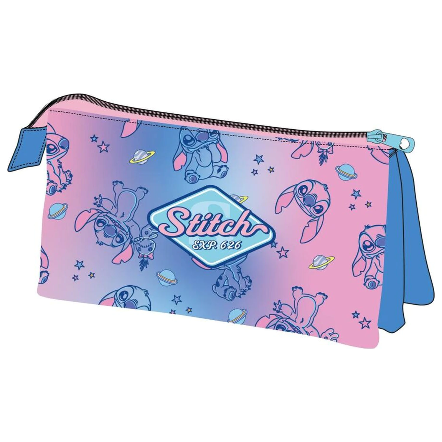Disney Stitch dreifaches Federmäppchen Produktfoto