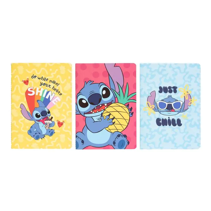 Disney Stitch Tropical 3-er Pack A5 Notizbuch termékfotó