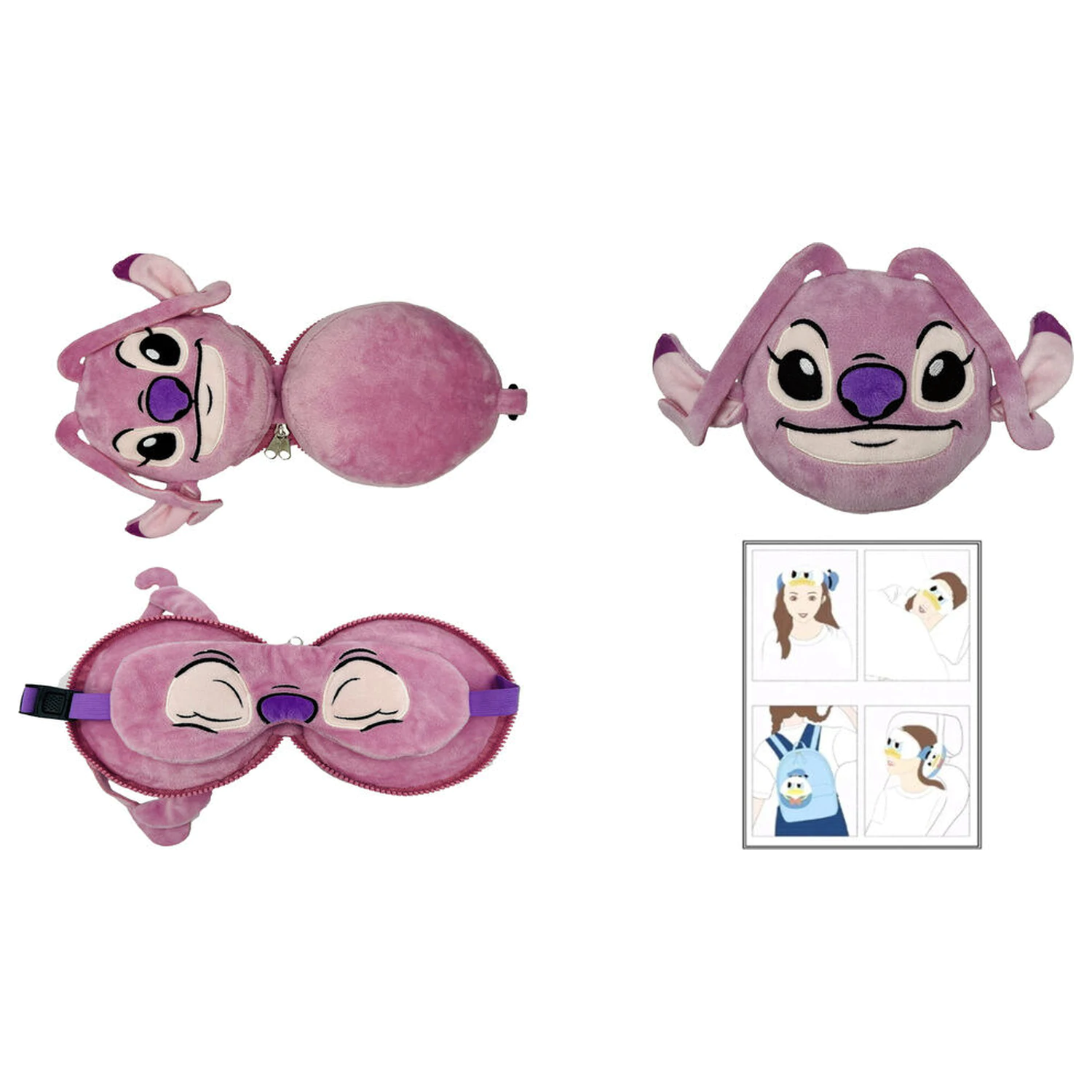 Disney Stitch Reisekissen + Maske Produktfoto