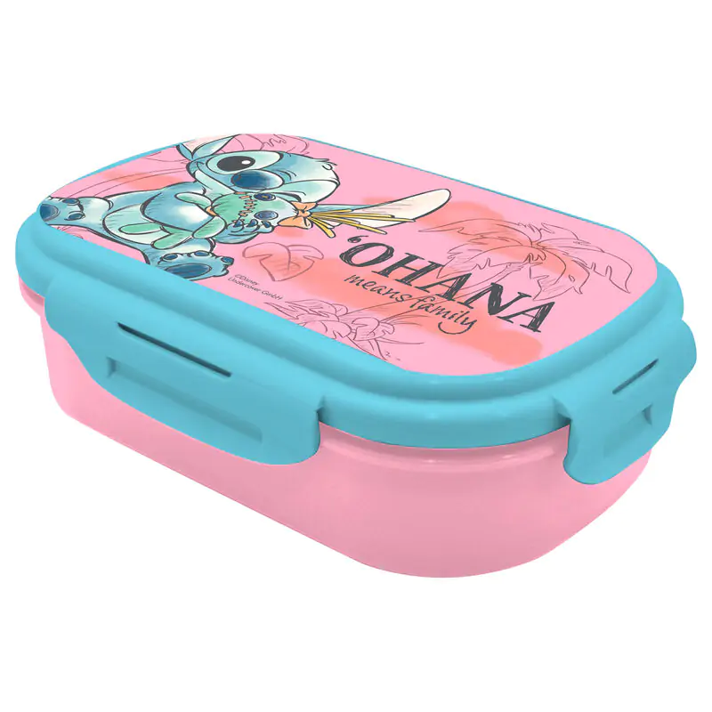 Disney Stitch Lunchbox und Besteckset termékfotó