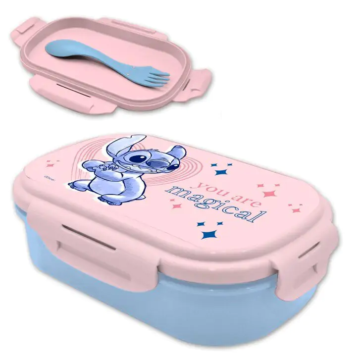 Disney Stitch Lunchbox + Besteck termékfotó