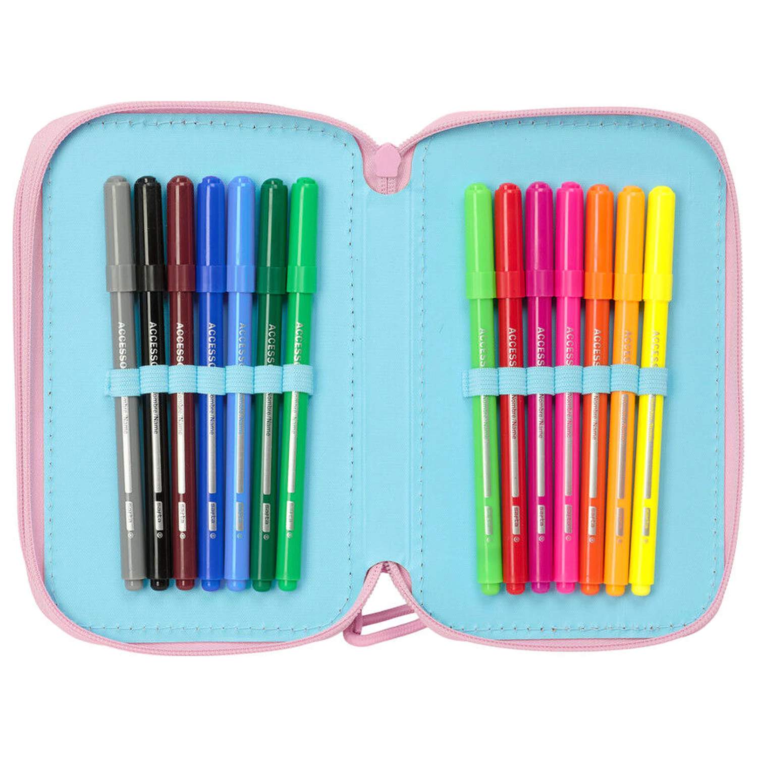 Disney Stitch Waves dreifaches Federmäppchen 37-teilig Produktfoto