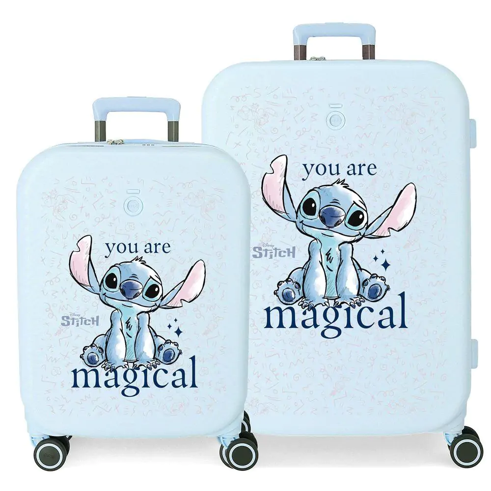 Disney Stitch You Are Magical ABS 2-er Pack Trolley Koffers Produktfoto