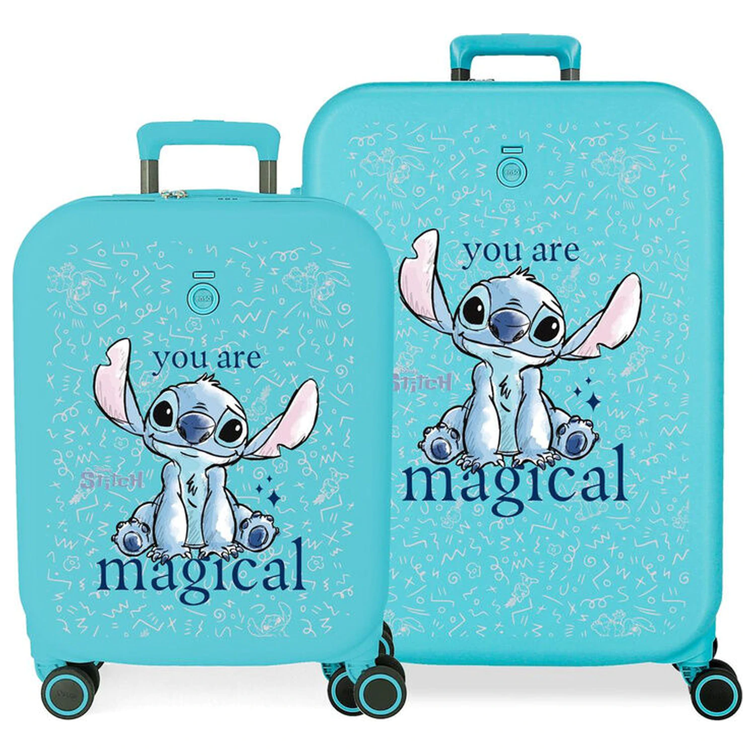 Disney Stitch You Are Magical Set 2 ABS Trolley-Koffer 55-70cm Produktfoto