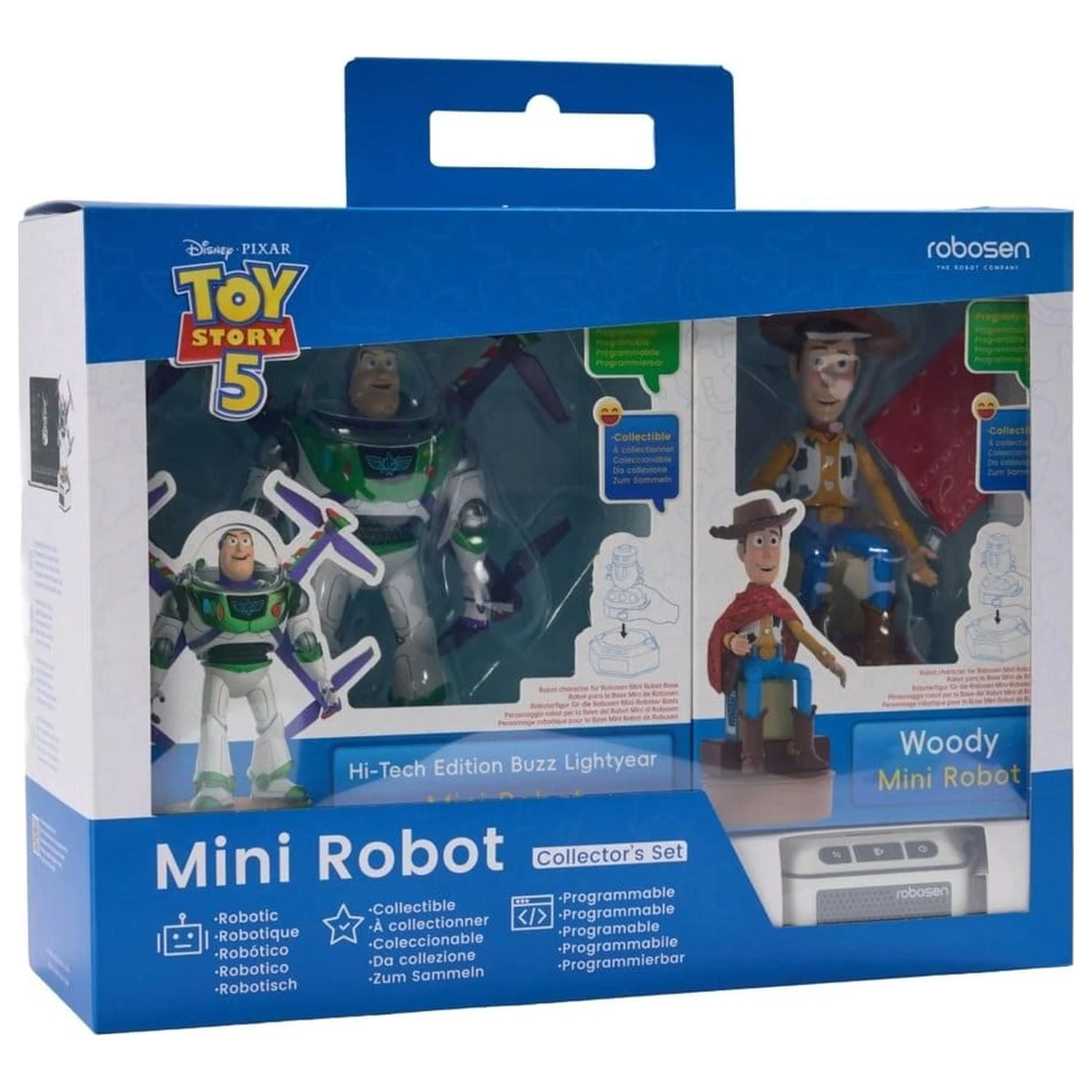 Disney Interactive Roboter-Spielzeug Toy Story 5 Set - Buzz Lightyear & Woody (Hi-Tech Edition) *deutsche Version* Produktfoto