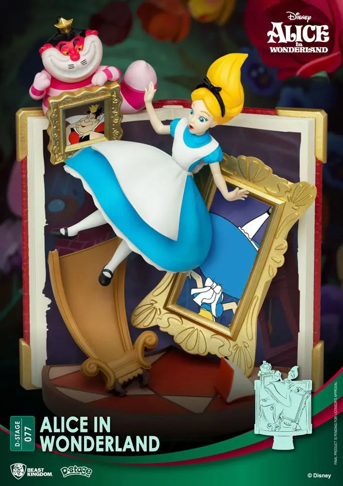 Disney Story Book Series D-Stage PVC Diorama Alice in Wonderland New Version 15 cm Produktfoto