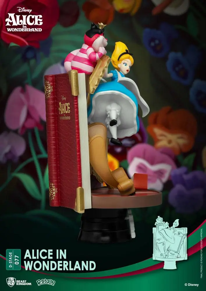 Disney Story Book Series D-Stage PVC Diorama Alice in Wonderland New Version 15 cm Produktfoto