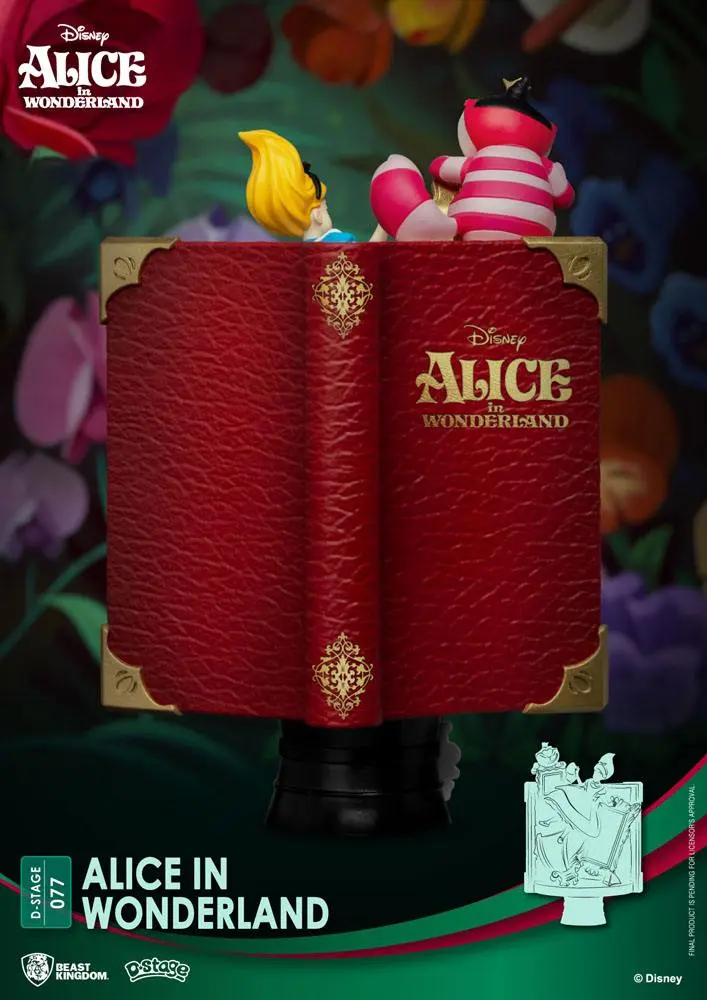 Disney Story Book Series D-Stage PVC Diorama Alice in Wonderland New Version 15 cm Produktfoto