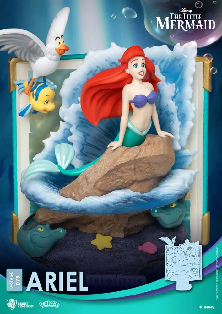 Disney Story Book Series D-Stage PVC Diorama Ariel New Version 15 cm Produktfoto