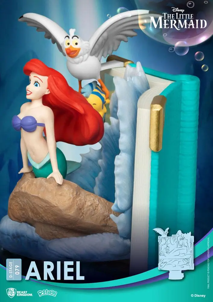 Disney Story Book Series D-Stage PVC Diorama Ariel New Version 15 cm Produktfoto