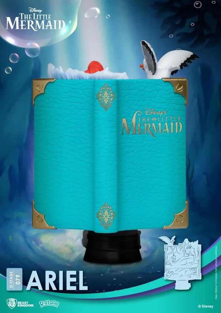 Disney Story Book Series D-Stage PVC Diorama Ariel New Version 15 cm Produktfoto