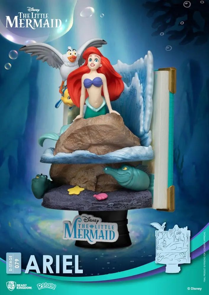 Disney Story Book Series D-Stage PVC Diorama Ariel New Version 15 cm Produktfoto