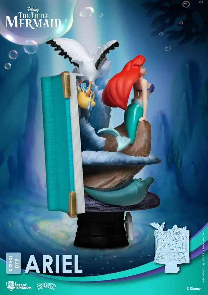Disney Story Book Series D-Stage PVC Diorama Ariel New Version 15 cm Produktfoto