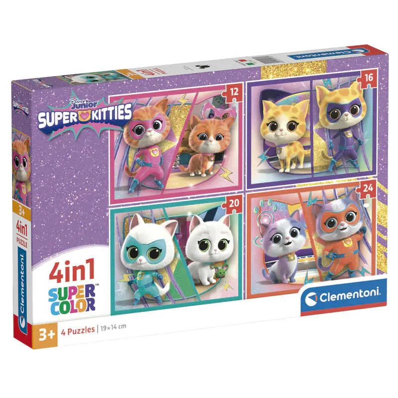 Disney SuperKitties Puzzle 12-16-20-24St Produktfoto