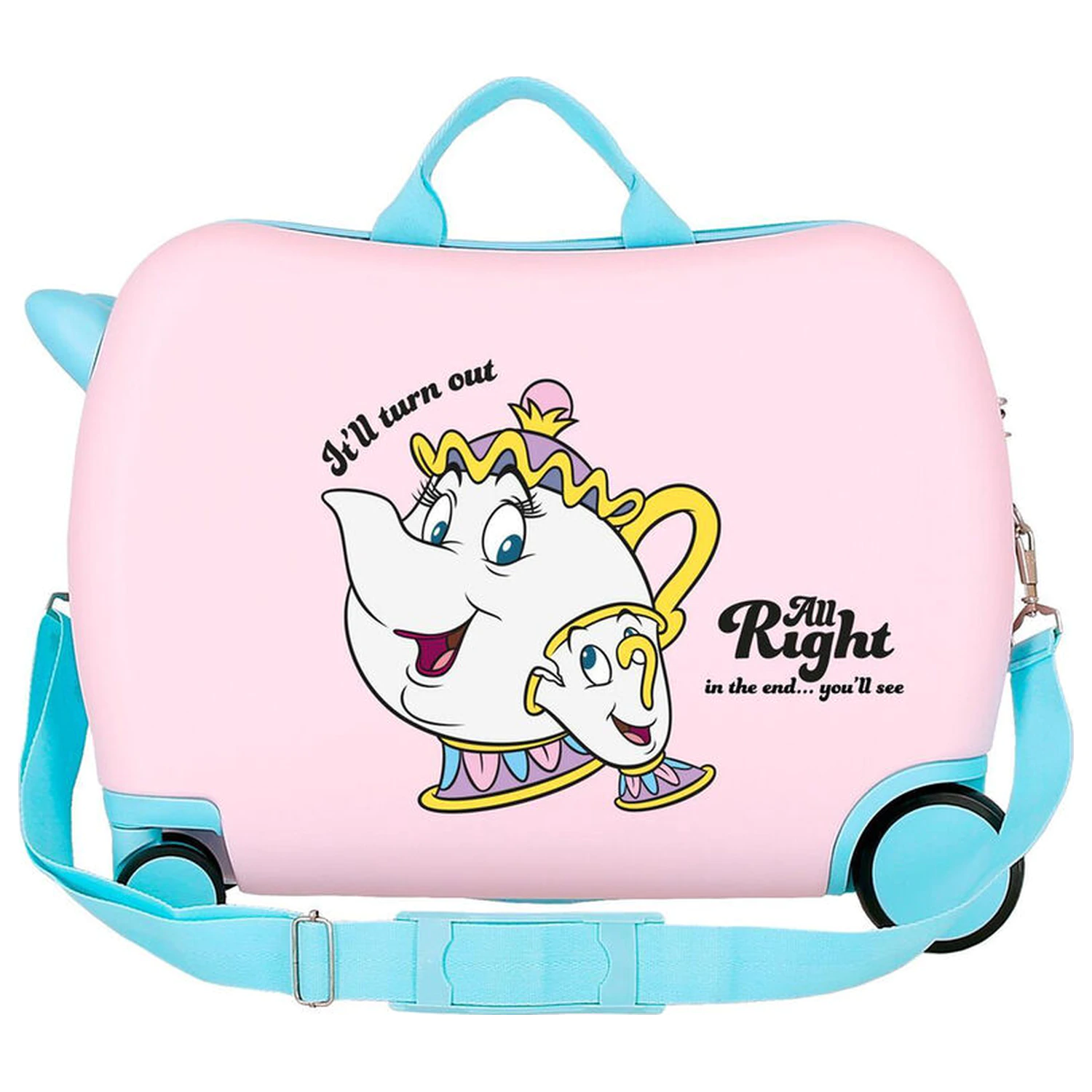 Disney Beauty and the Beast Chip All Right ABS Trolley Koffer 50cm Produktfoto