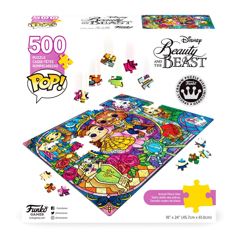 Disney Beauty and the Beast puzzle 500St Produktfoto