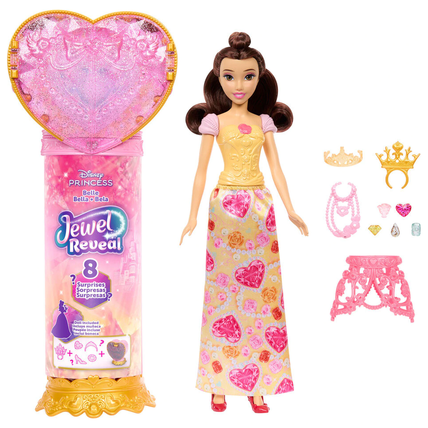 Disney Beauty and the Beast Reveal Belle Puppe Produktfoto