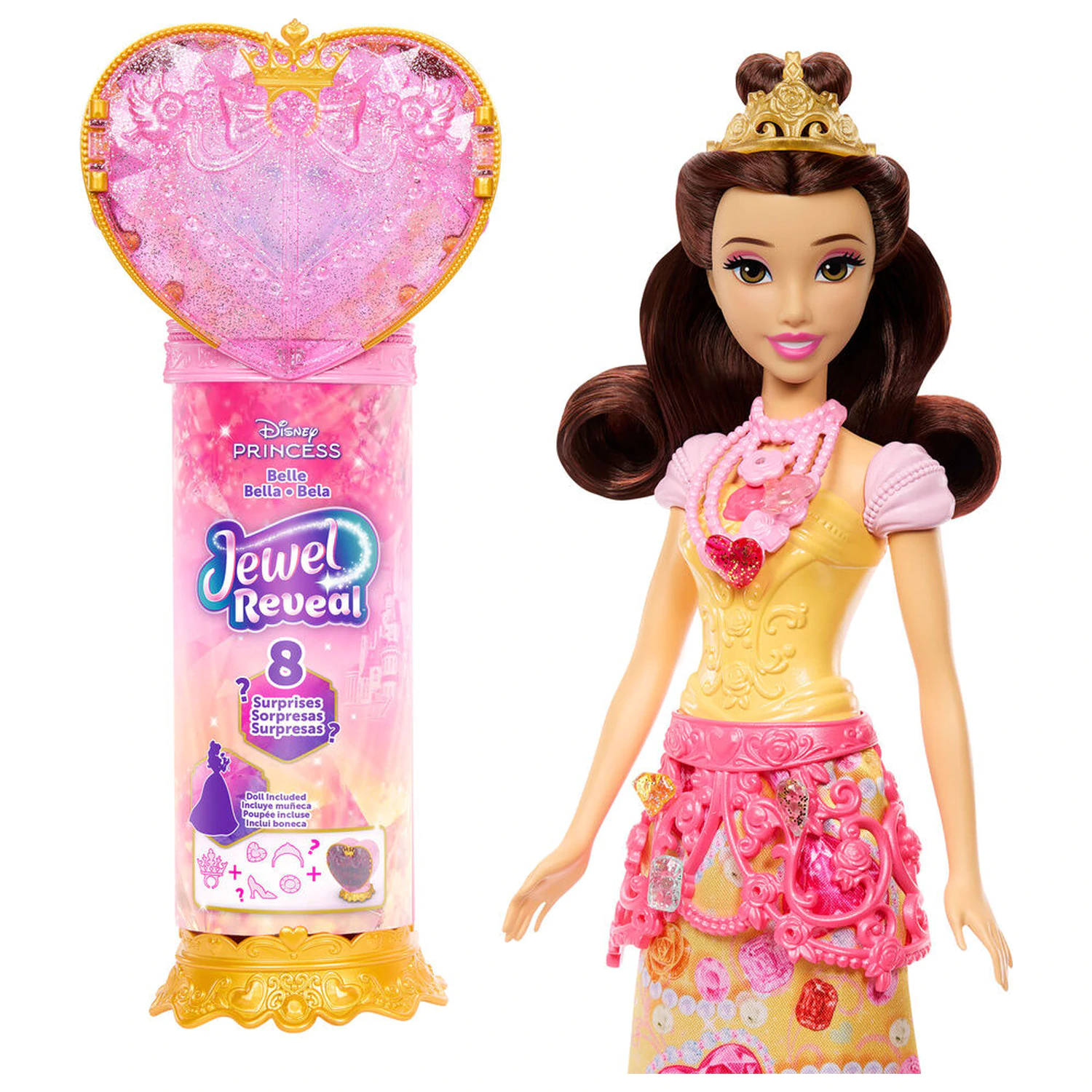Disney Beauty and the Beast Reveal Belle Puppe Produktfoto