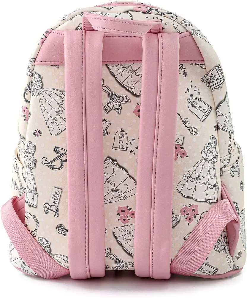 Disney by Loungefly Rucksack Beauty and the Beast Belle Creme AOP heo Exclusive Produktfoto