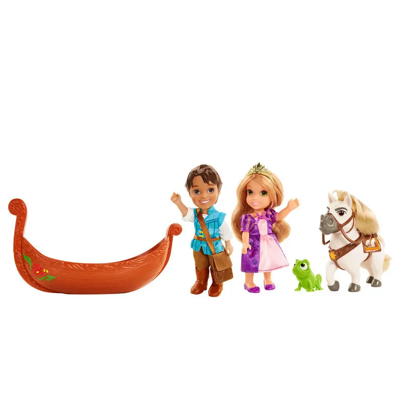 Disney Tangled Rapunzel + Flynn Puppe 15cm Produktfoto