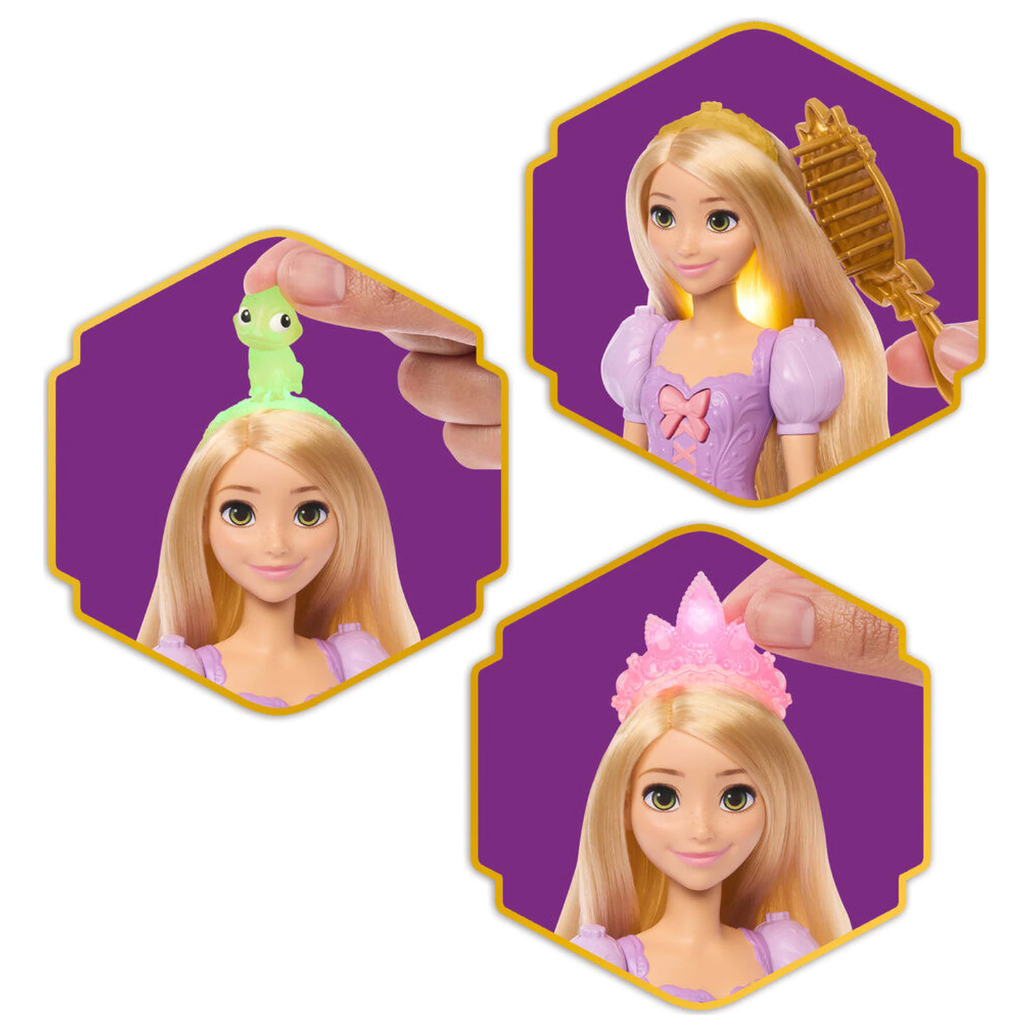 Disney Tangled Reveal Rapunzel Puppe Produktfoto