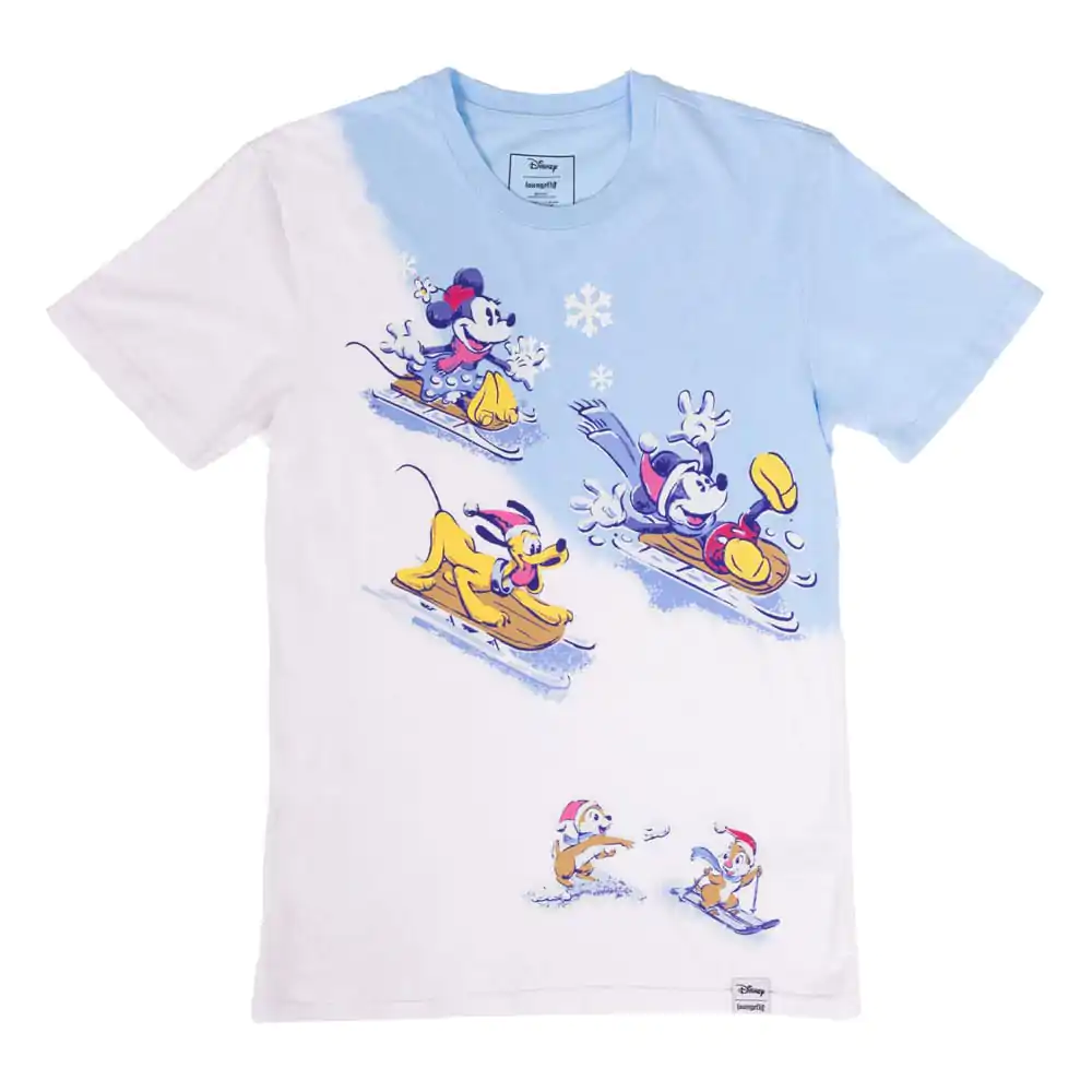 Disney by Loungefly Tee T-Shirt Unisex Mickey and Friends Winter Wonderland termékfotó