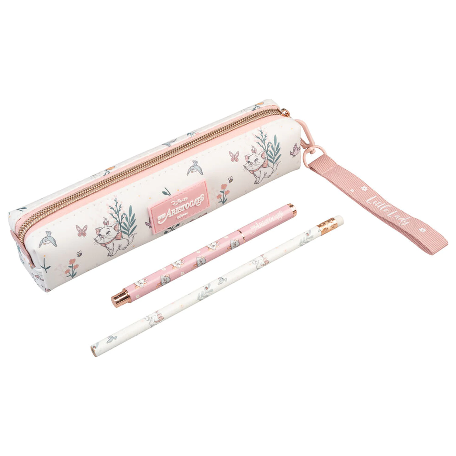 Disney The Aristocats Bonjour Marie Set Federmäppchen + Kugelschreiber + Bleistift Produktfoto