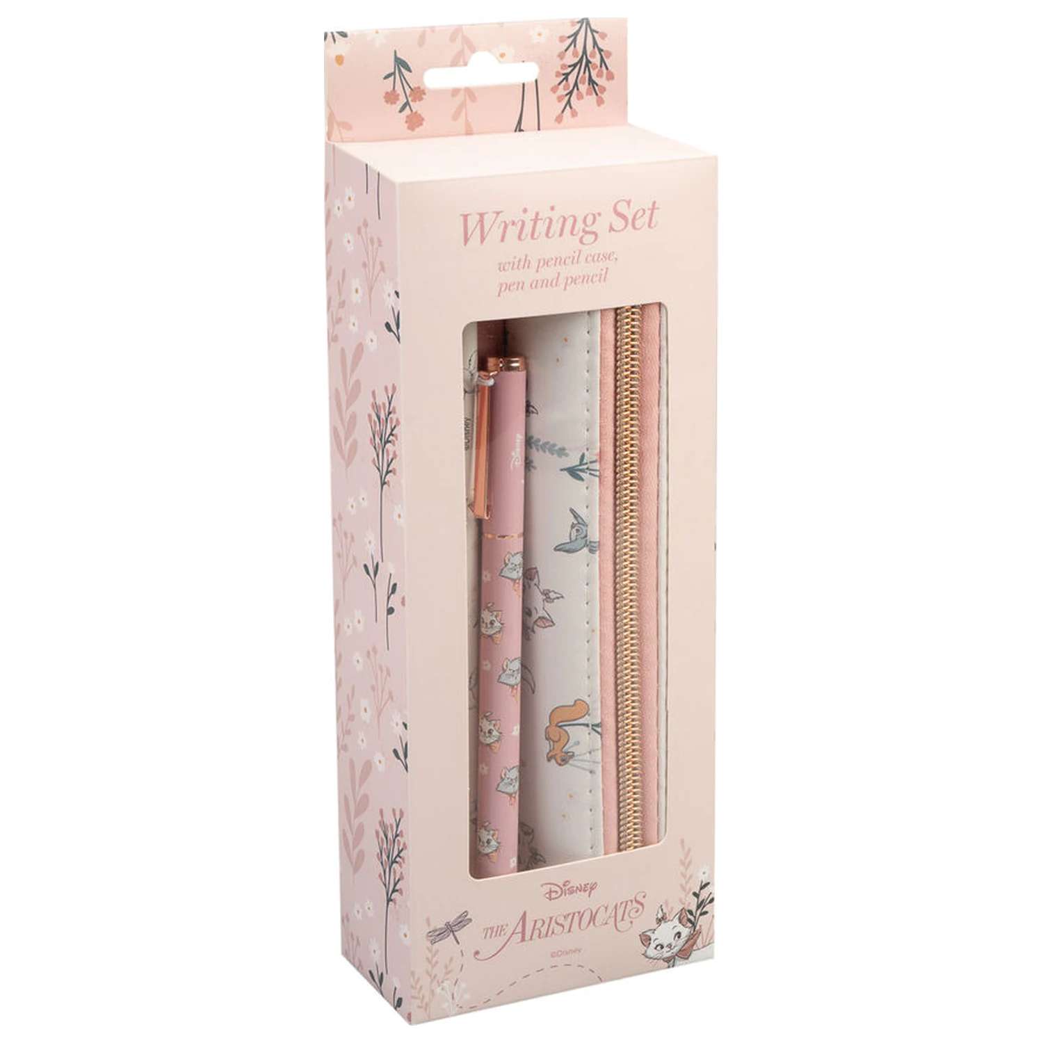 Disney The Aristocats Bonjour Marie Set Federmäppchen + Kugelschreiber + Bleistift Produktfoto