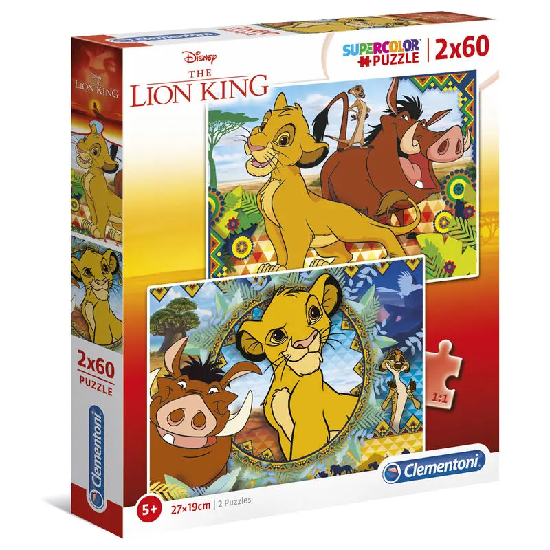 Disney The Lion King Puzzle 2x60 Teile Produktfoto