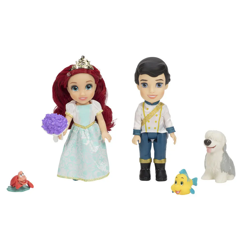 Disney The Little Mermaid Ariel + Eric dolls 15cm termékfotó