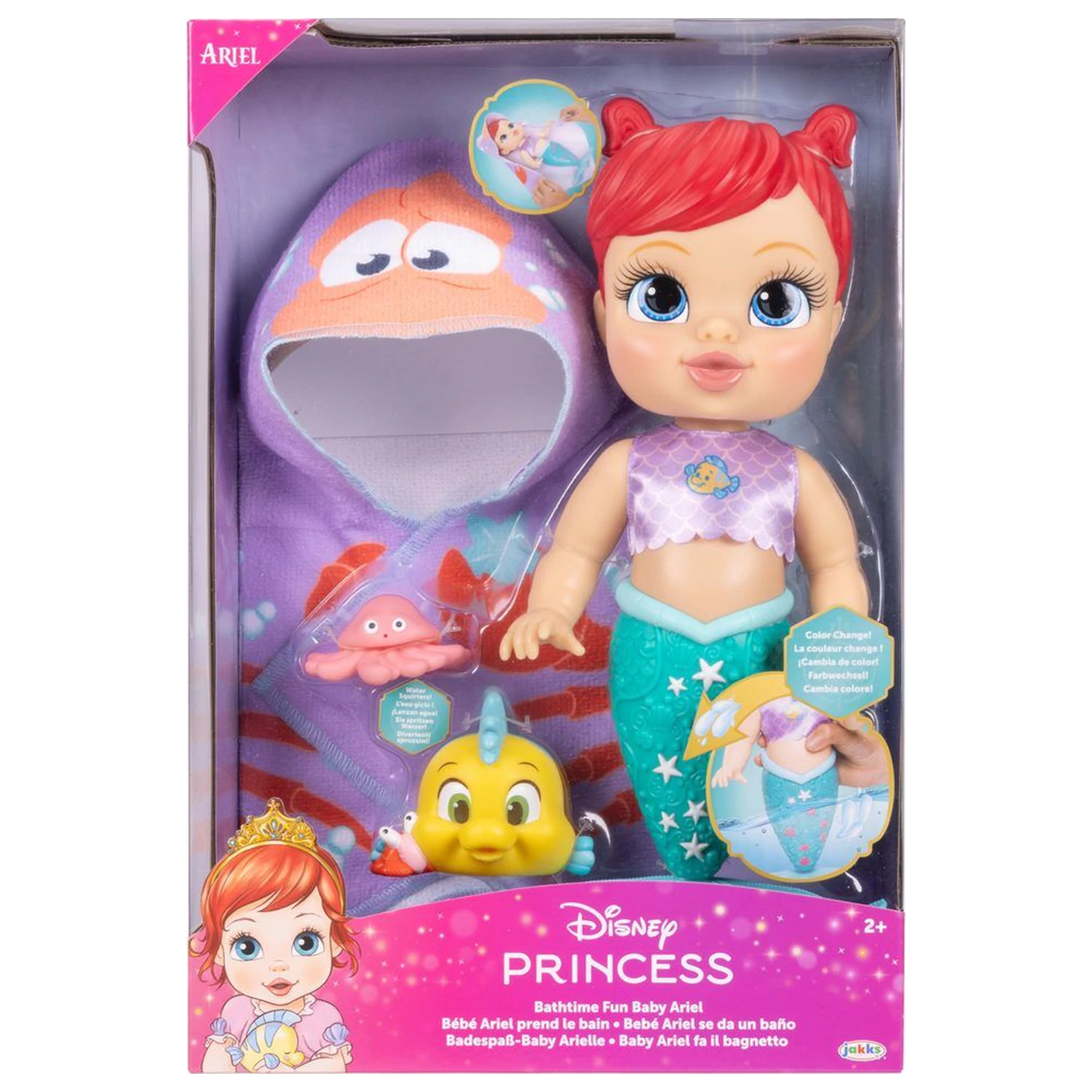 Disney The Little Mermaid Ariel Baby Puppe 30cm Produktfoto
