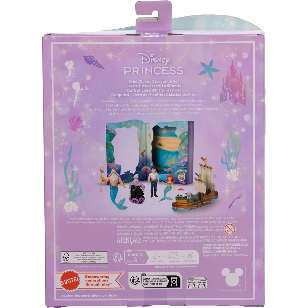 Disney The Little Mermaid Classic Storybook Spielset Produktfoto
