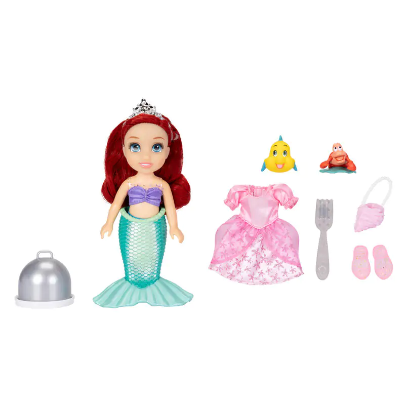 Disney The Little Mermaid Land and Sea Ariel Puppe 15cm Produktfoto