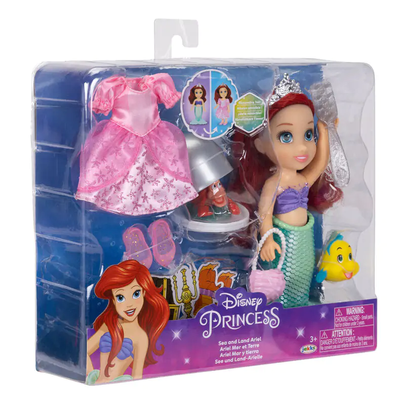 Disney The Little Mermaid Land and Sea Ariel Puppe 15cm Produktfoto