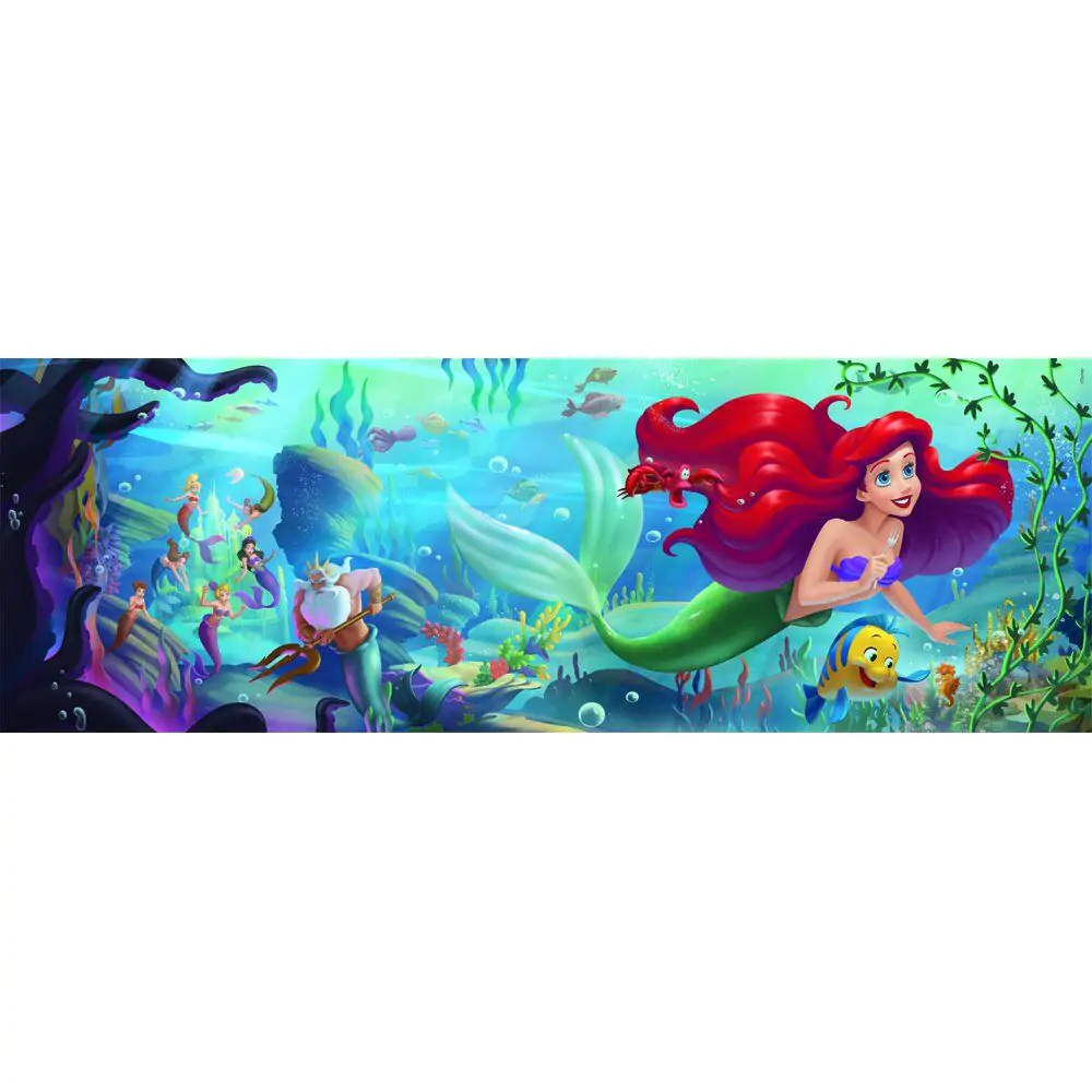 Disney The Little Mermaid Panorama Puzzle 1000St Produktfoto