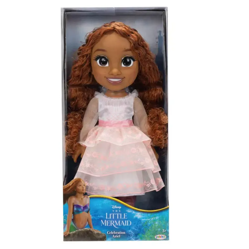 Disney The Little Mermaid pink dress Ariel Puppen 38cm Produktfoto