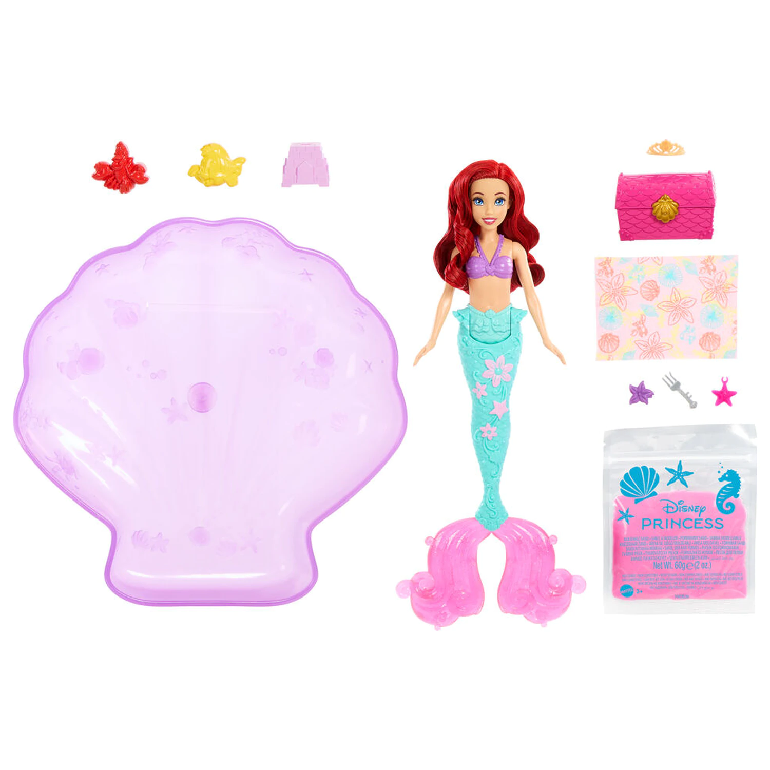 Disney The Little Mermaid Wasser und Sand Ariel Puppe Produktfoto