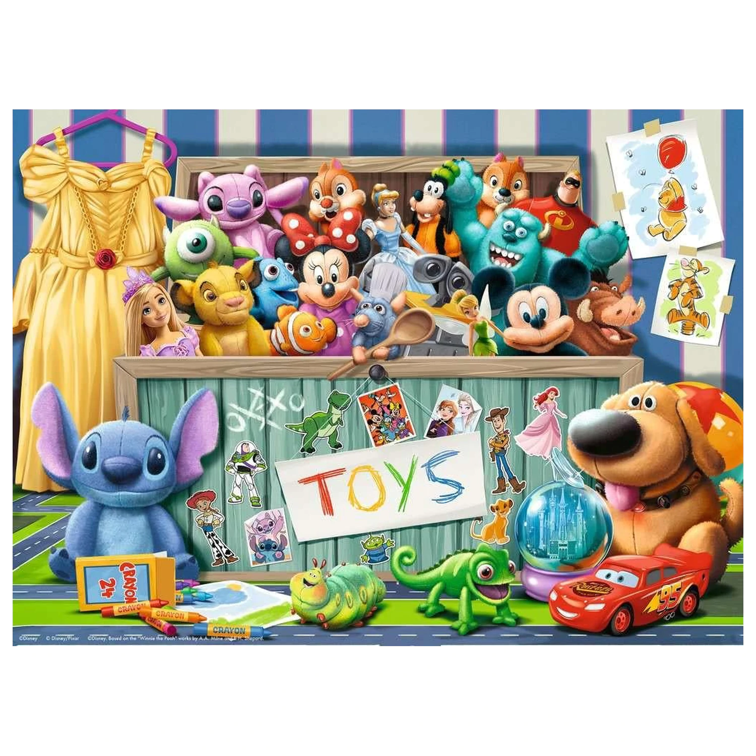 Disney The Magic Toy Box Puzzle 100 Teile Produktfoto