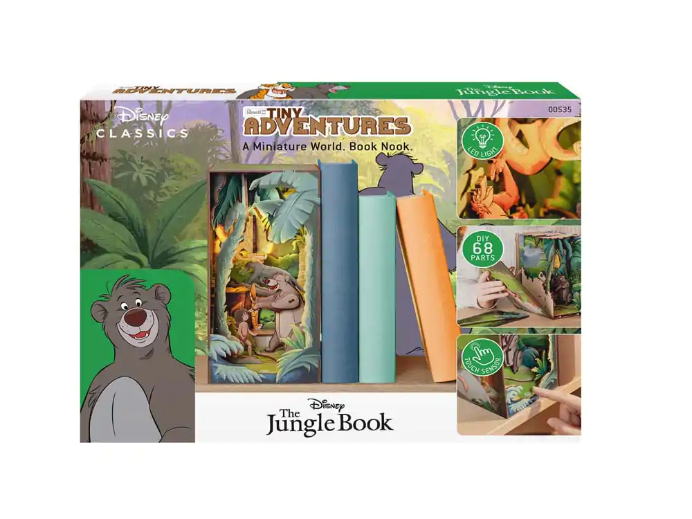 Disney Tiny Adventures Buchnische Mini Diorama The Jungle Book 23 cm Produktfoto