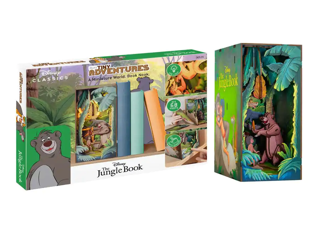 Disney Tiny Adventures Buchnische Mini Diorama The Jungle Book 23 cm Produktfoto