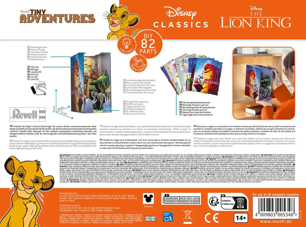 Disney Tiny Adventures Buchnische Mini Diorama The Lion King 23 cm Produktfoto