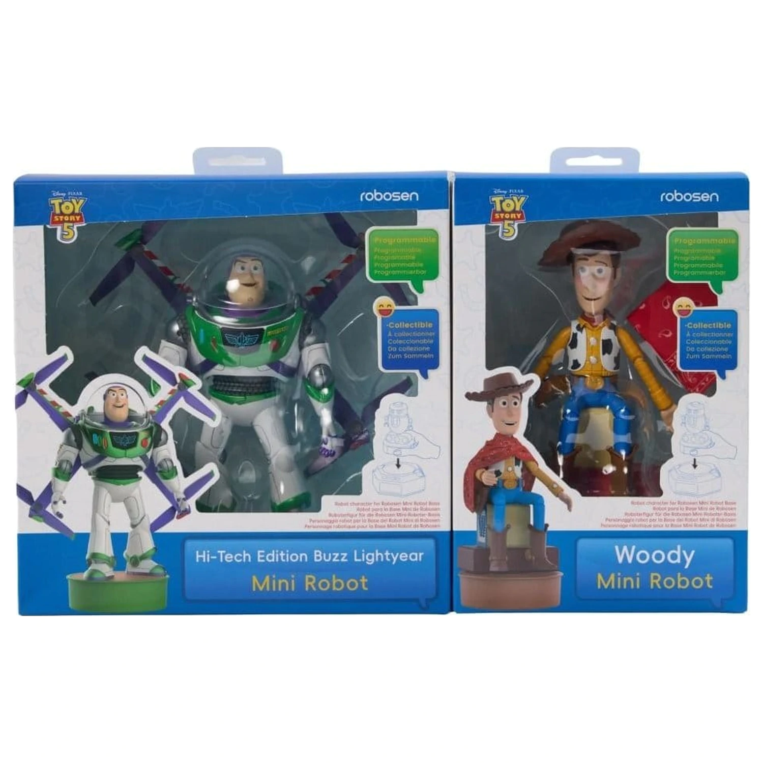 Disney Interactive Roboter Spielzeug Toy Story 5 Set - Buzz Lightyear & Woody (Hi-Tech Edition) *English Version* Produktfoto
