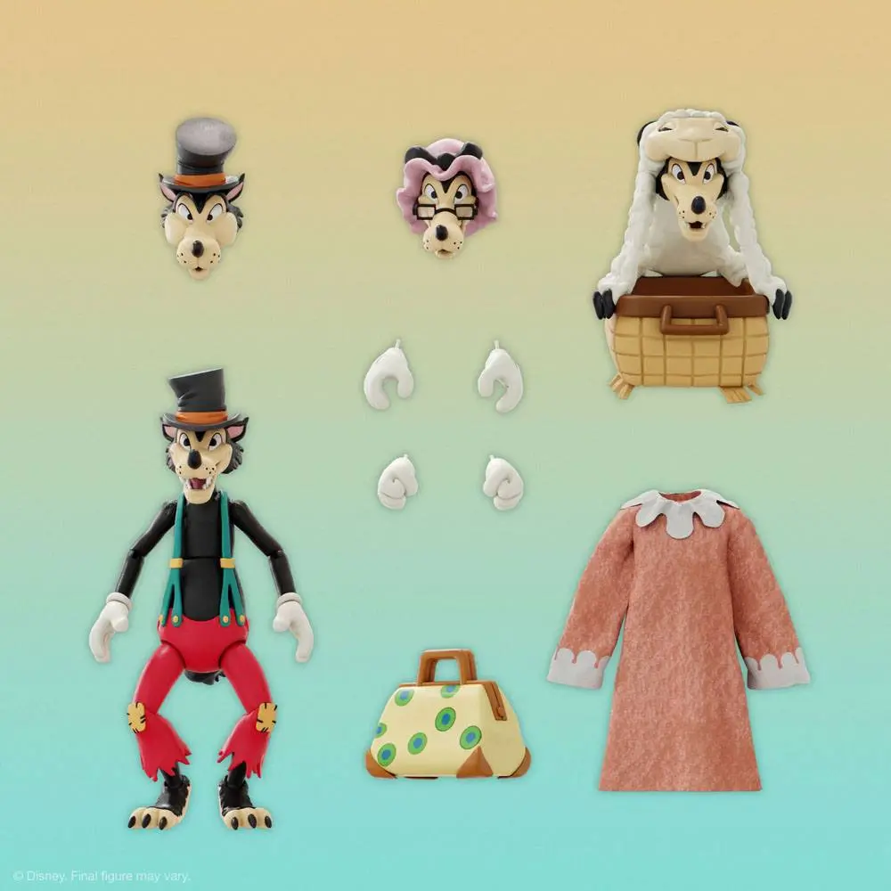 Disney Ultimates Actionfigur The Big Bad Wolf 18 cm Produktfoto