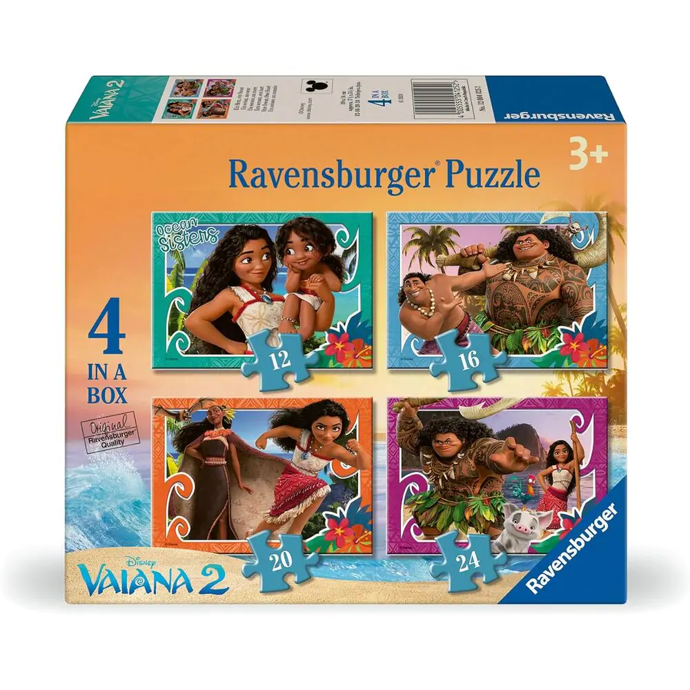 Disney Vaiana 2 Puzzle 12-16-20-24 Teile Produktfoto