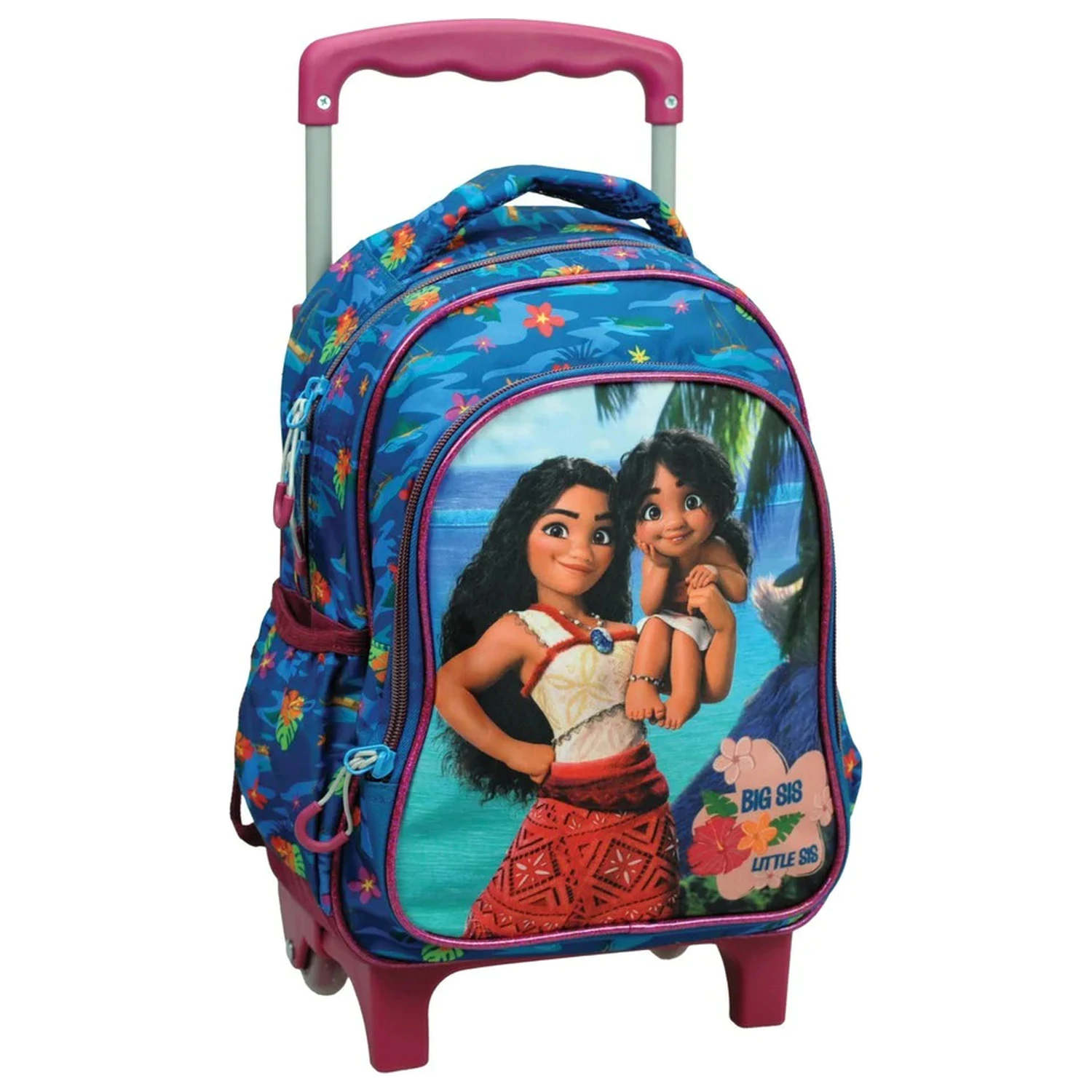 Disney Moana Big Sis Schulranzen auf Rollen für Vorschulkinder, Tasche 30 cm Produktfoto