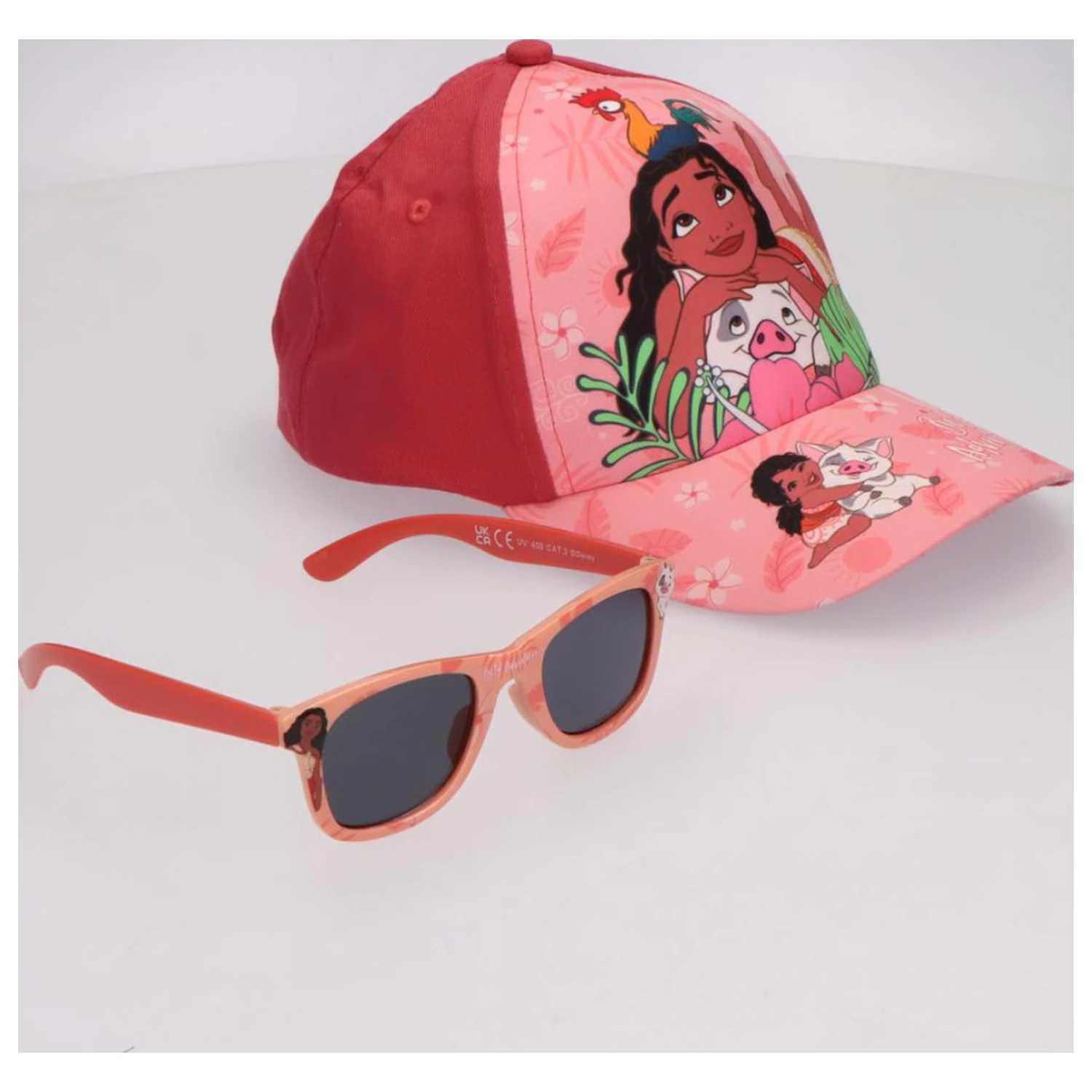 Disney Moana Bold Adventurer Sonnenbrille und Baseballkappen-Set Produktfoto