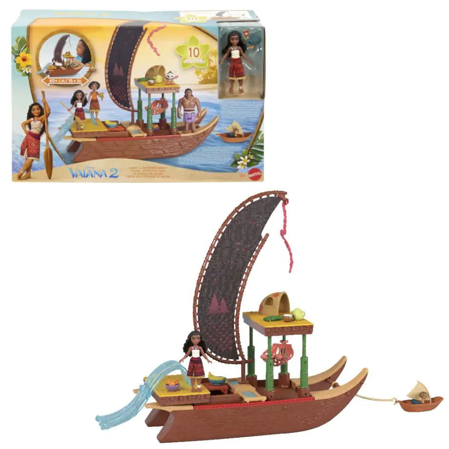 Disney Vaiana Moana 2 Adventure Canoe Spielset Produktfoto