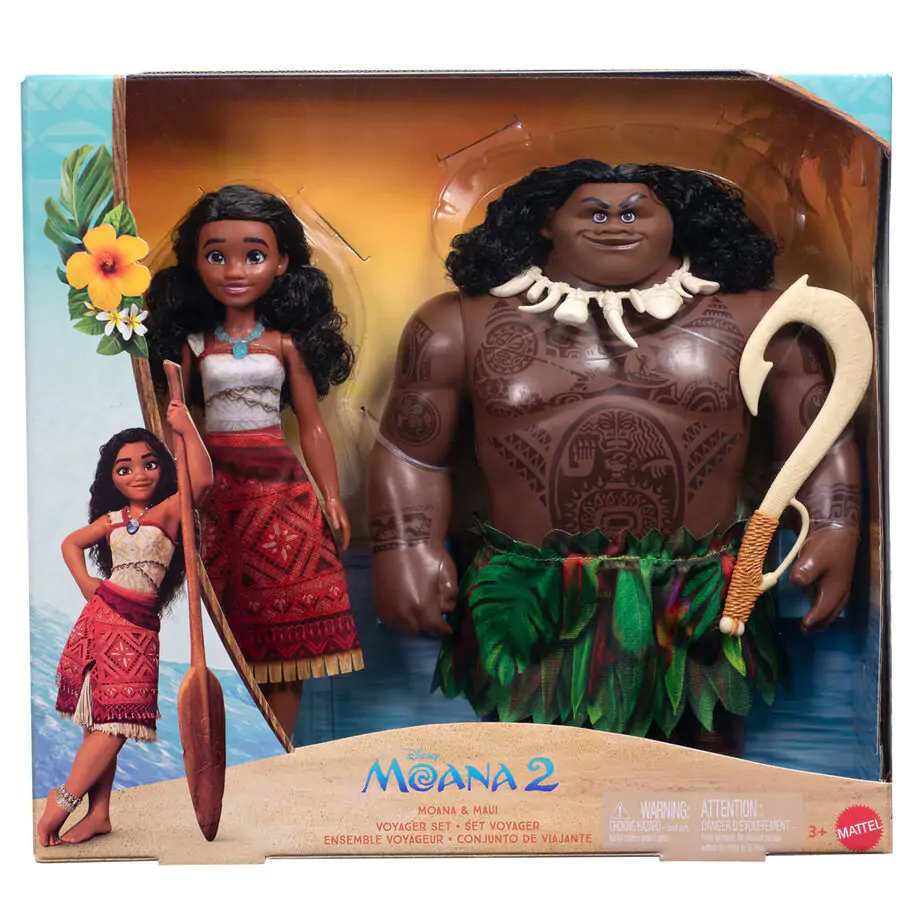 Disney Vaiana Moana 2 Maui & Vaiana 2-er Pack Puppen Produktfoto