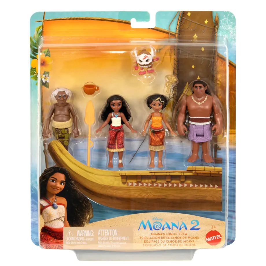 Disney Vaiana Moana 2 Moanas Canoe Crew Figuren Produktfoto